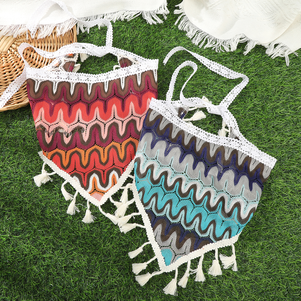 Travel Accessories Hawaii - Tassel Bohemia Hair Scarf Turban Bandana