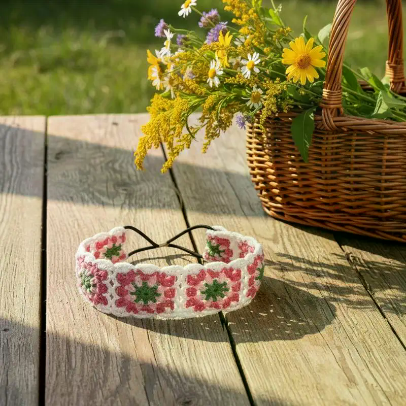 Knitted Flower Headband Colorf - Travel Accessories Hawaii recension och pris