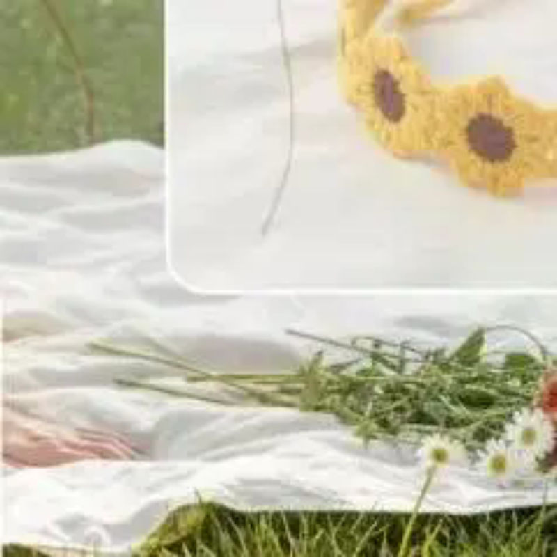 Knitted Flower Headband Colorf - Travel Accessories Hawaii recension och pris