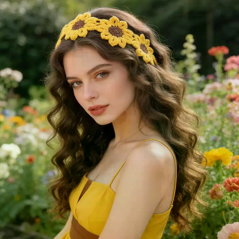 Knitted Flower Headband Colorf - Travel Accessories Hawaii recension och pris
