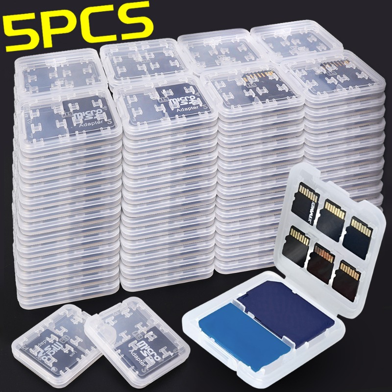 1-5pcs 8 in 1 Protector Holder - Sim Card Holder Case recension och pris