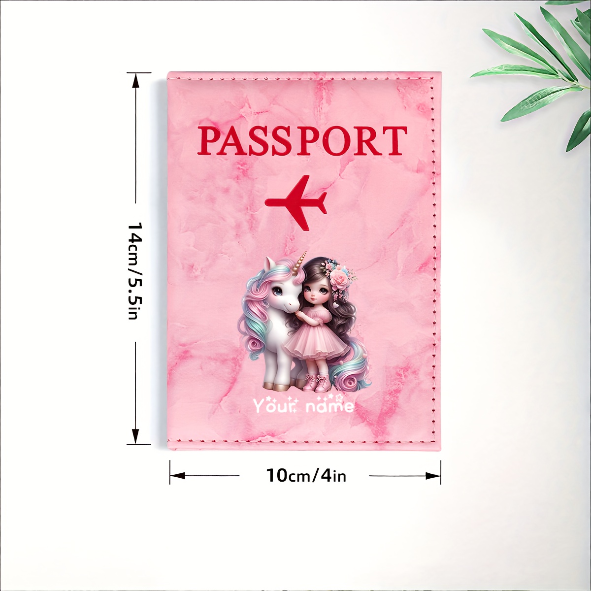 Unicorn Girl Pattern PU Passpo - Travel Accessories On Plane recension och pris