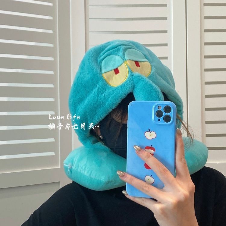 Kawaii Anime SpongeBob Hooded  - Travel Accessories Girly recension och pris