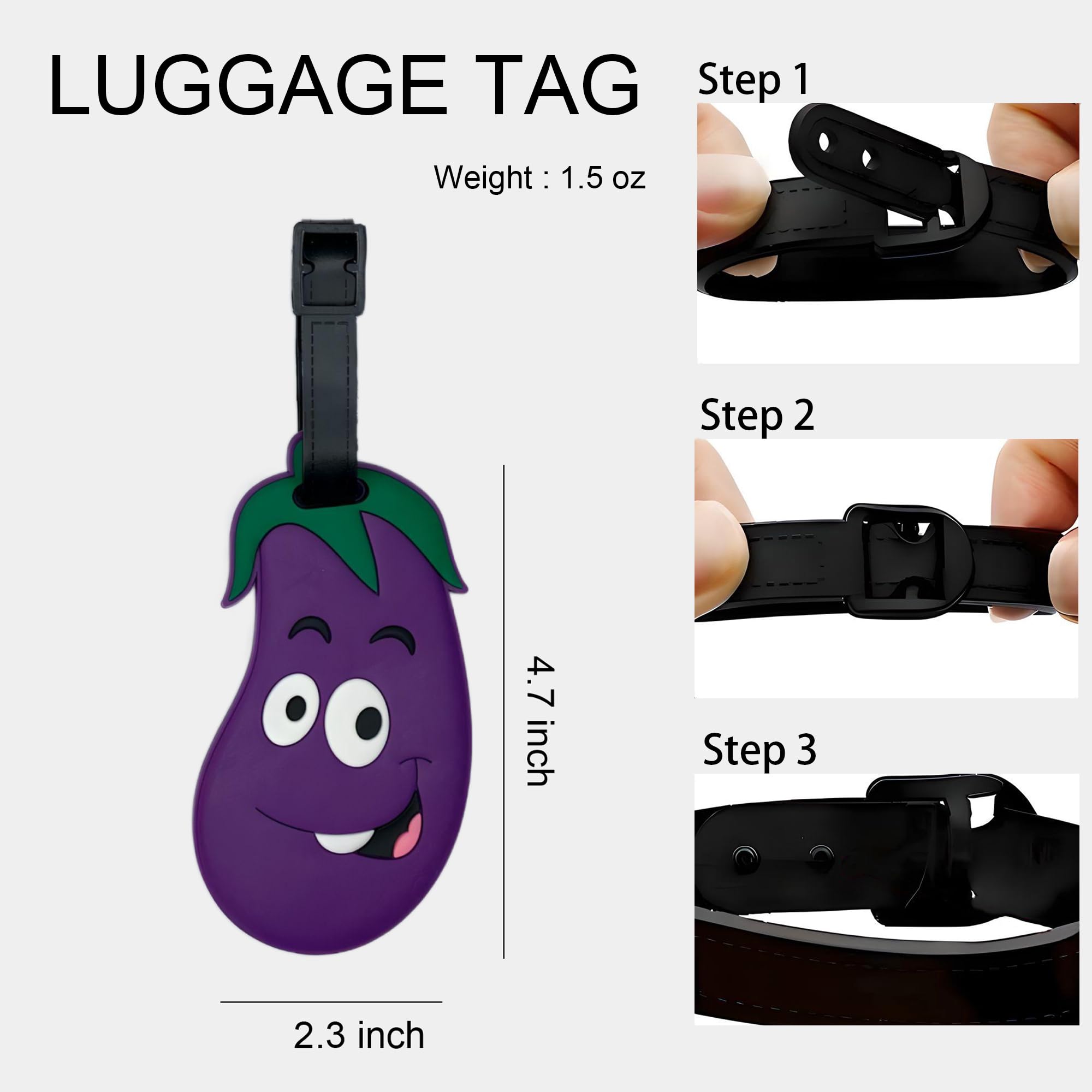 Strawberry eggplant carrot pin - Travel Accessories On Plane recension och pris