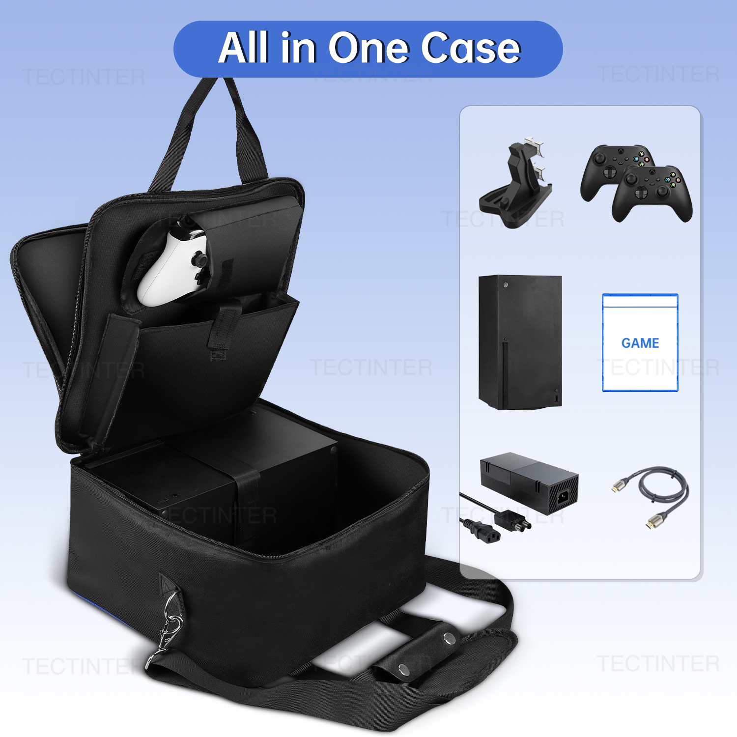 Carrying Case Storage Bag For  - Travel Bag Xbox Series S recension och pris