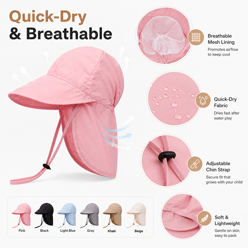 Quick Dry Baby Hats Summer Thi - Travel Accessories For Toddlers recension och pris
