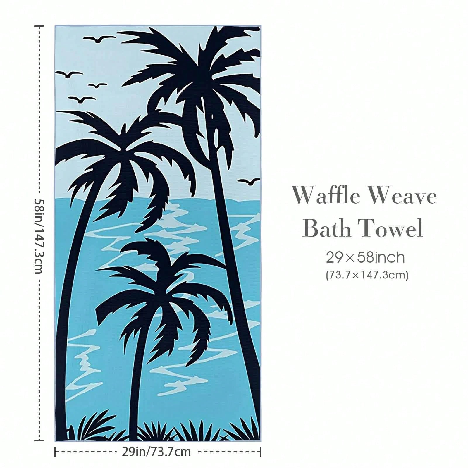 1Pack Hawaii Theme Waffle Knit - Travel Accessories Hawaii recension och pris