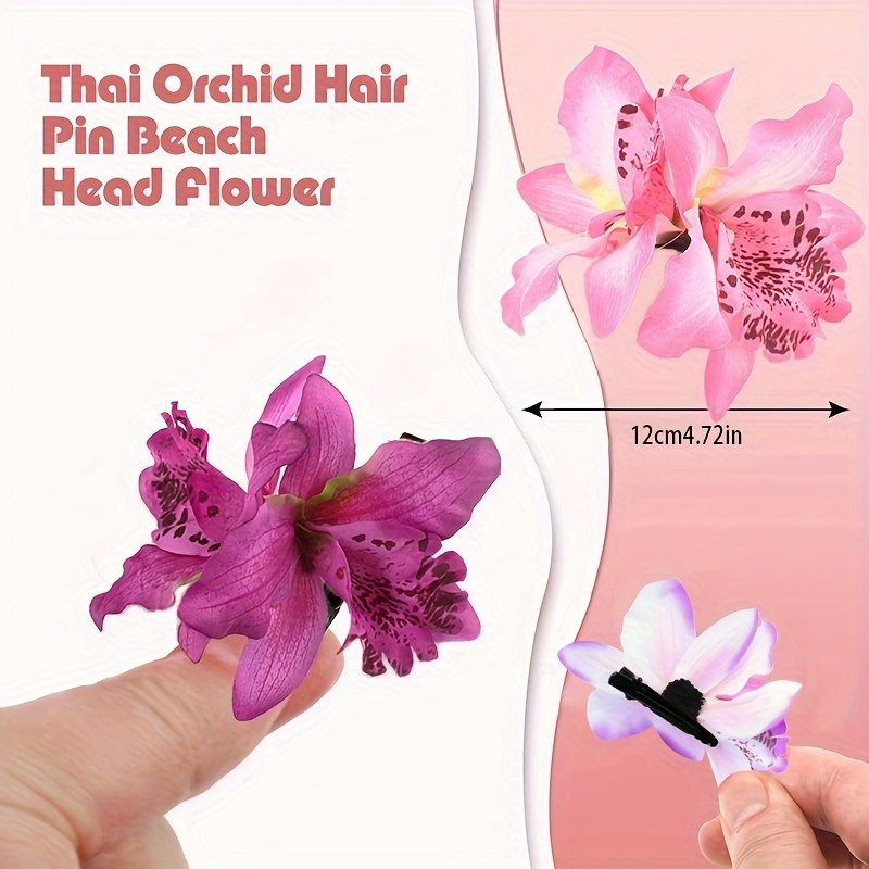 2Pcs Hawaii Orchid Flowers Hai - Travel Accessories Hawaii recension och pris