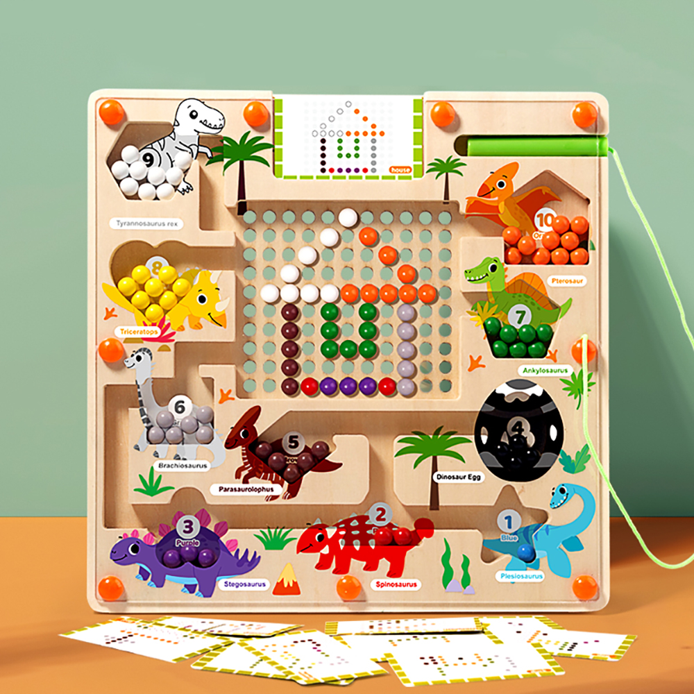 Magnetic Color and Number Maze - Travel Accessories For Toddlers recension och pris
