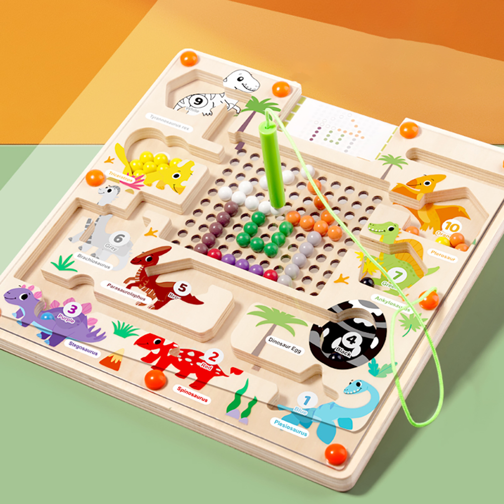 Magnetic Color and Number Maze - Travel Accessories For Toddlers recension och pris