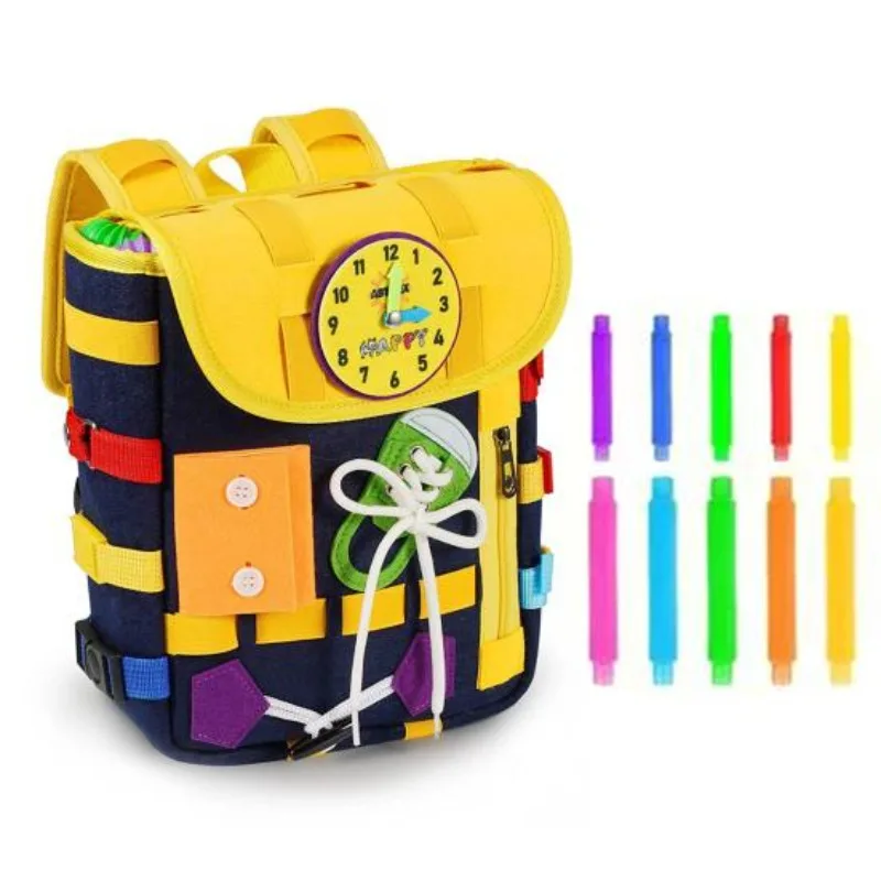 Montessori Felt Backpack for T - Travel Accessories For Toddlers recension och pris