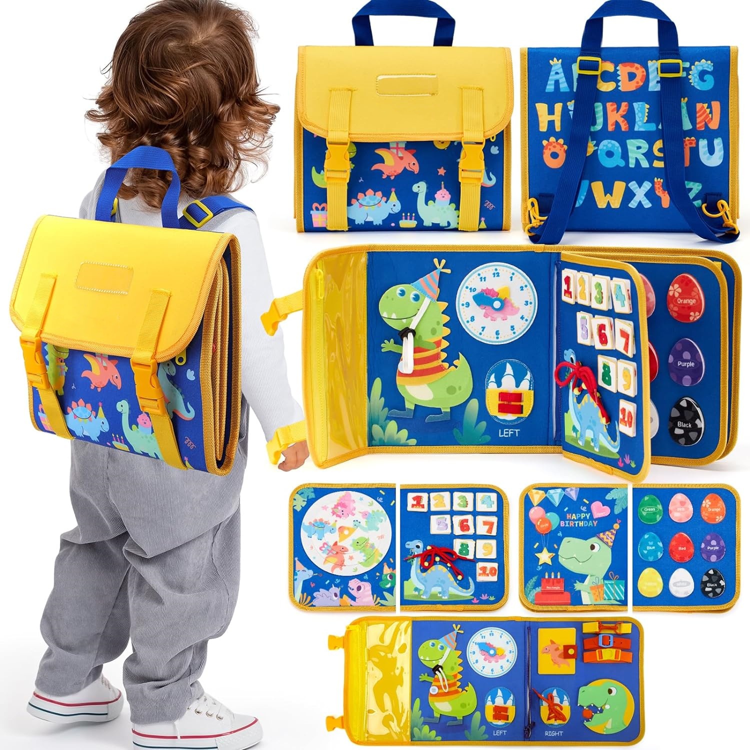 Toddler Busy Board Toys Montes - Travel Accessories For Toddlers recension och pris