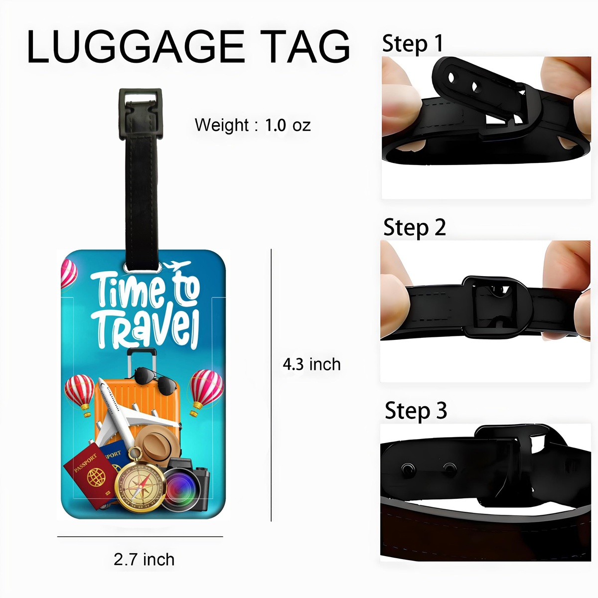 Travel style Luggage Tag Men W - Travel Accessories On Plane recension och pris