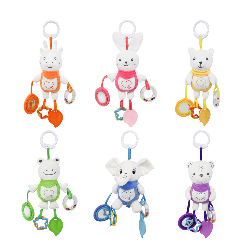 Soft Stuffed Animal Baby Rattl - Travel Accessories For Toddlers recension och pris
