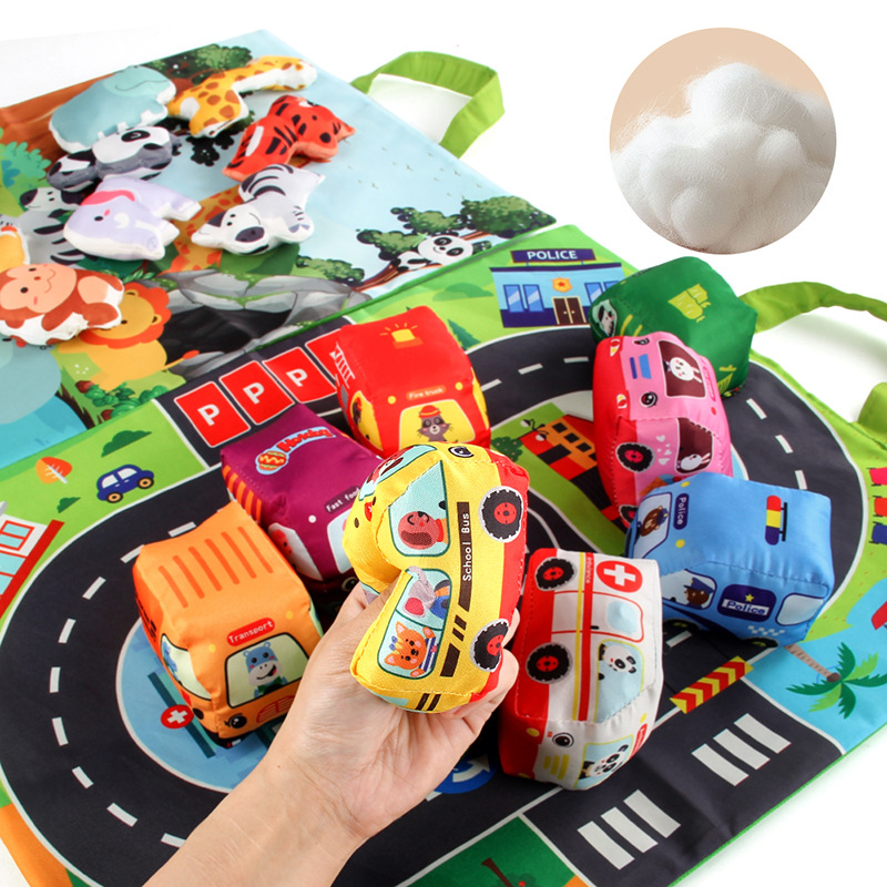 Soft Fabric Car Toy for Babies - Travel Accessories For Baby recension och pris