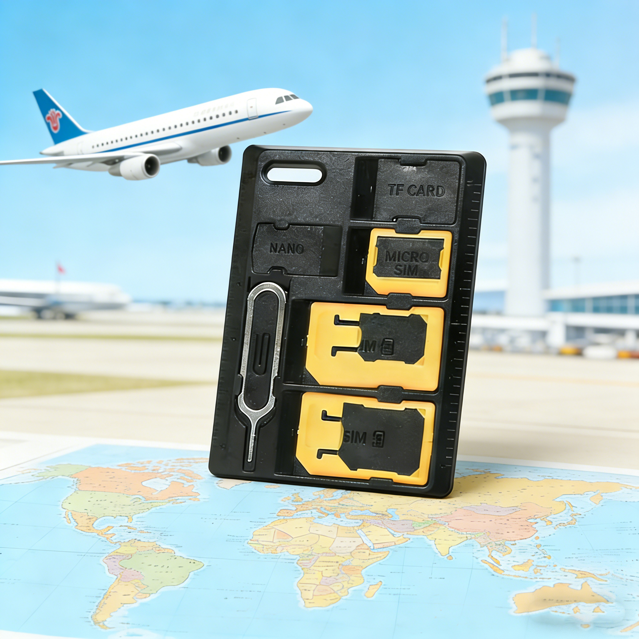 Universal 4 in 1 SIM Card Adap - Sim Card Holder Case recension och pris