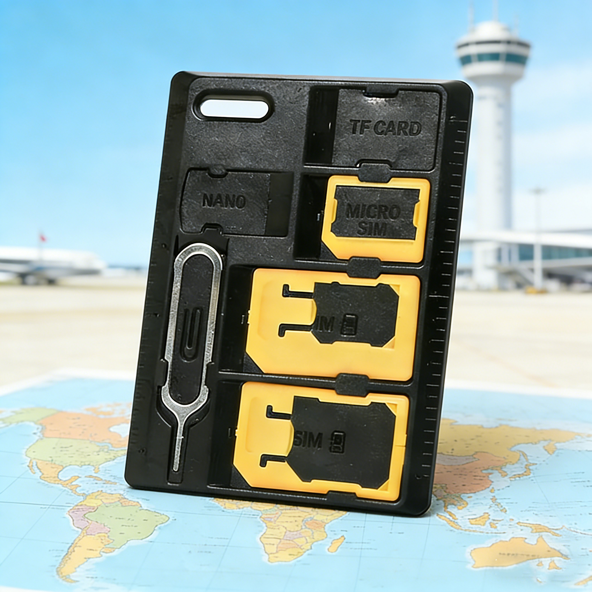 Universal 4 in 1 SIM Card Adap - Sim Card Holder Case recension och pris