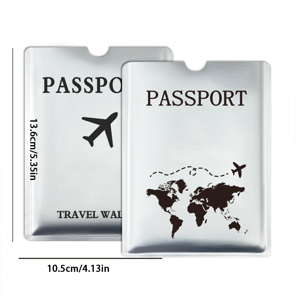 Aluminum foil passport protect - Travel Accessories On Plane recension och pris
