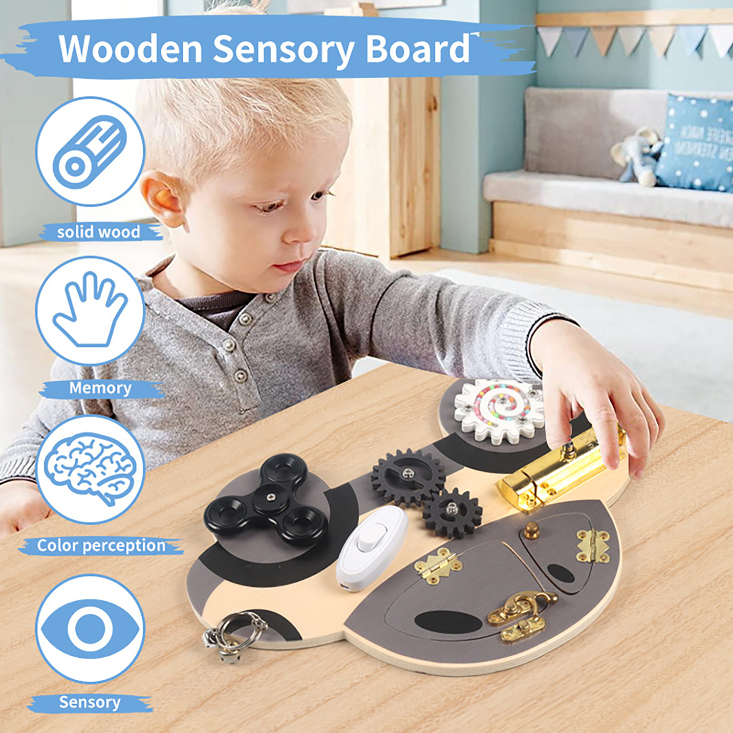 Montessori Toy Steering Wheel  - Travel Accessories For Toddlers recension och pris