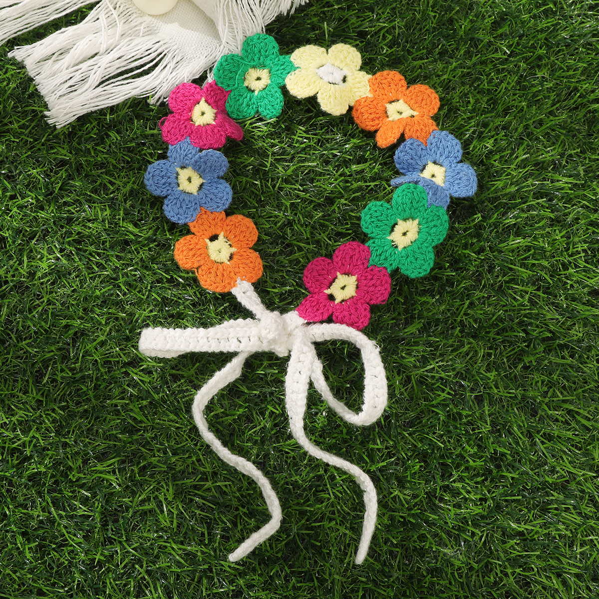 Knitted Flower Headband Colorf - Travel Accessories Hawaii recension och pris