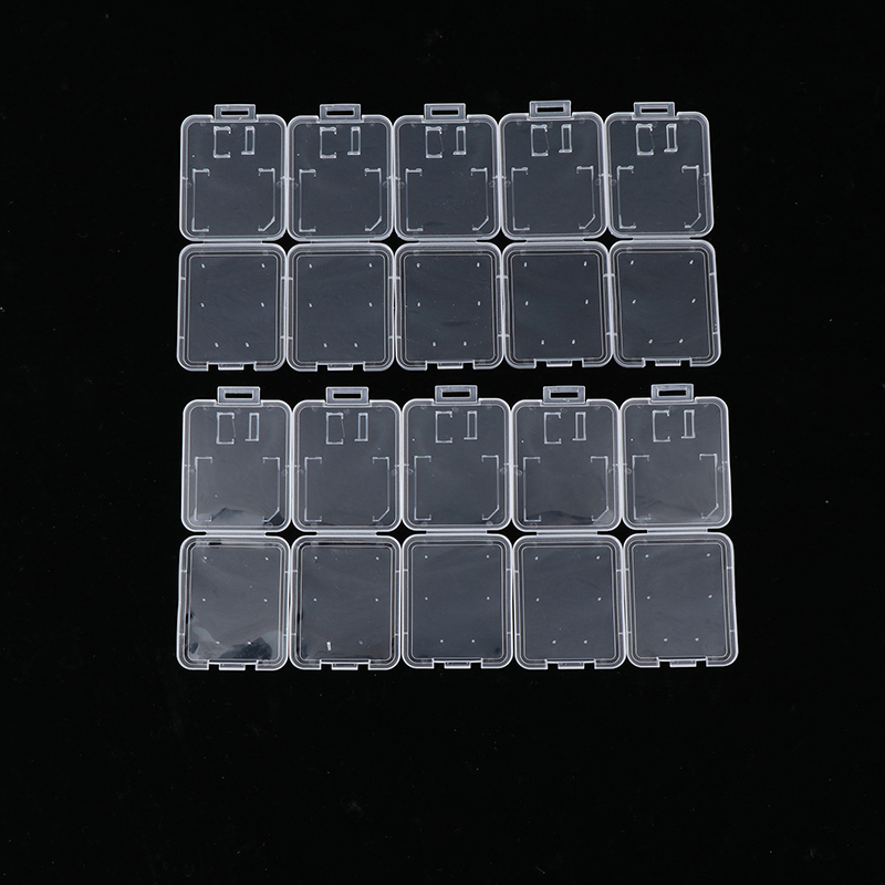 10pcs TF Sim Card Storage Case - Sim Card Holder Case recension och pris